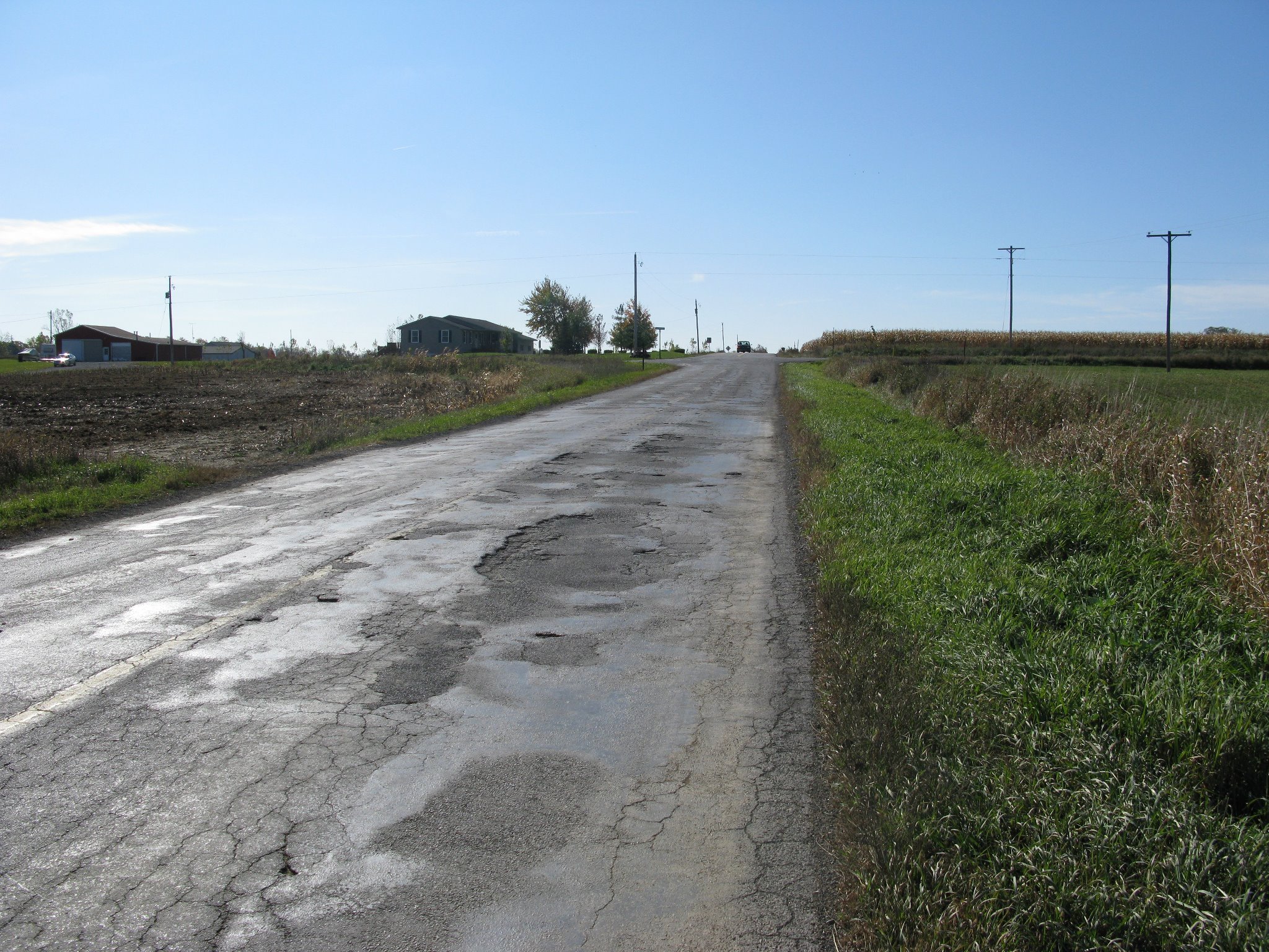 Road failure closes section of Springport Road indefinitely