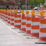 orange barrels